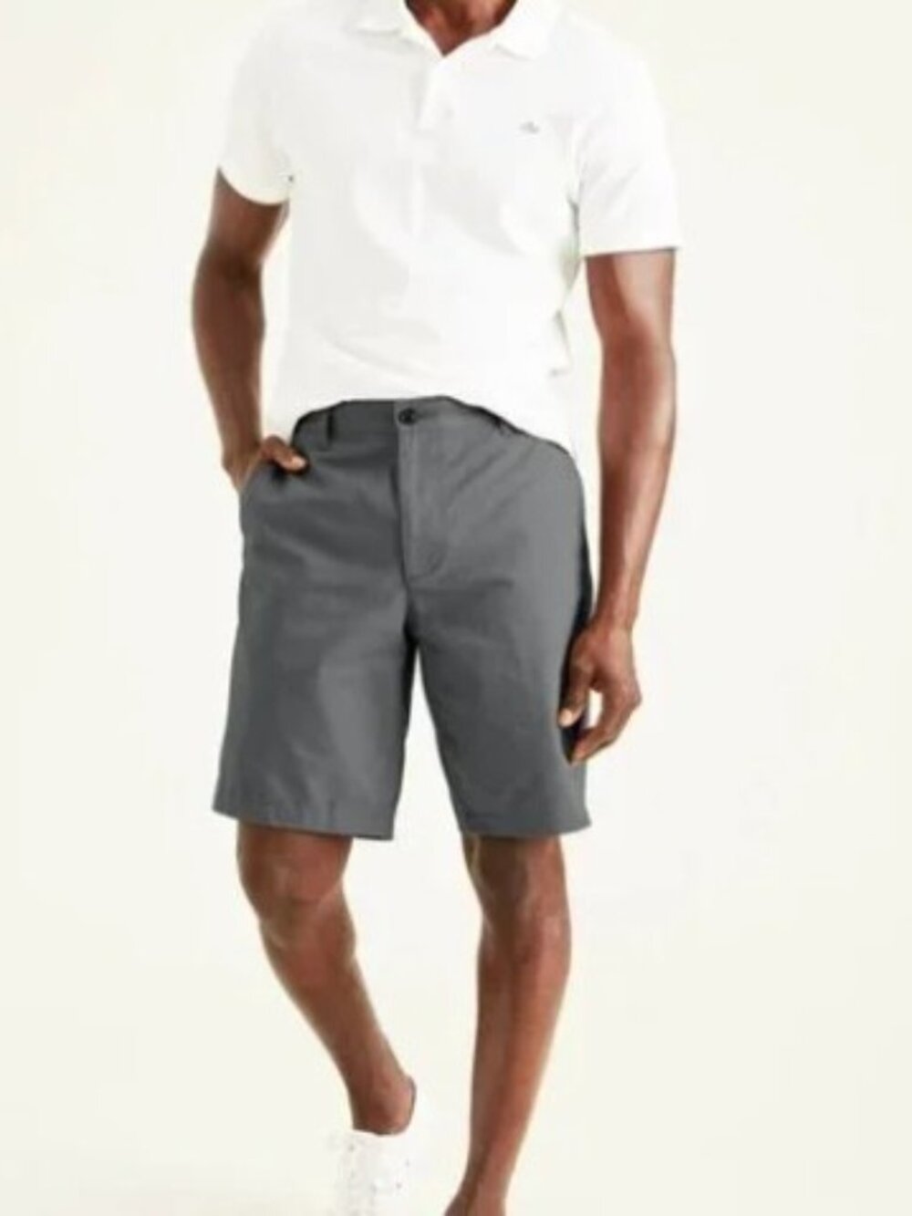 Dockers Brand NWT Men's size 44 Seacliff Gray Perfect Short Classic Fit Shorts